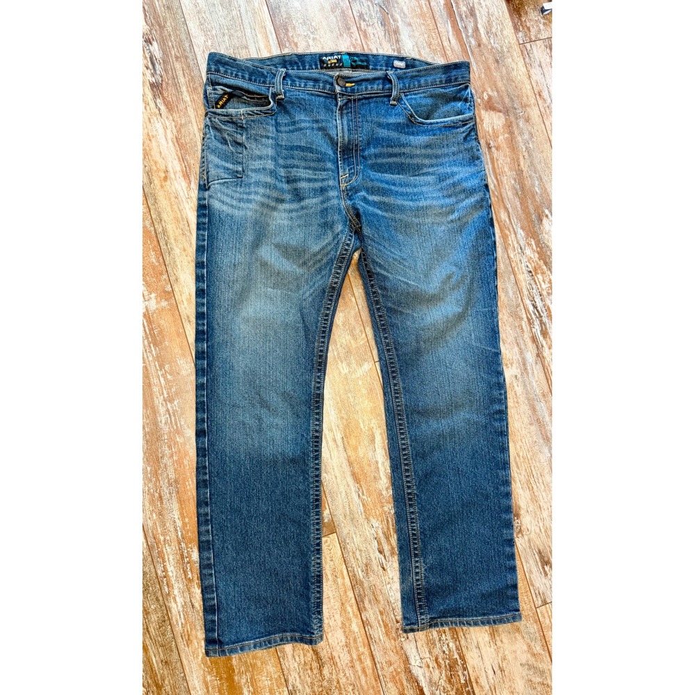Ariat Rebar M7 Bodie Durastretch Edge Slim Straight Jeans 40 Blue 10034628